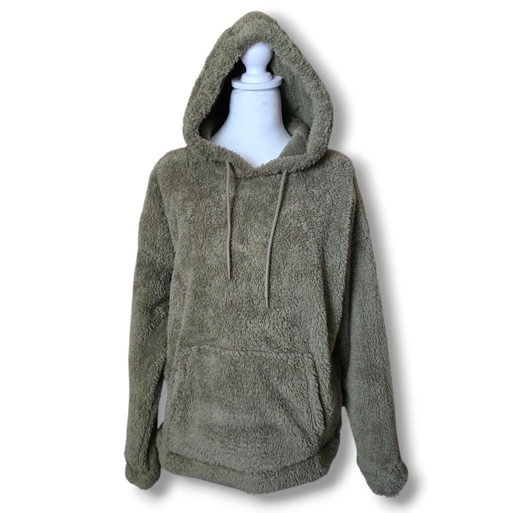 U2B Urban Basics Fuzzy Hoodie - Size Medium